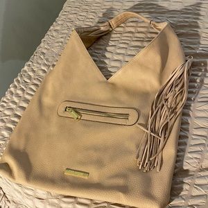 NWOT Leather Steve Madden Purse with Fringe Detail